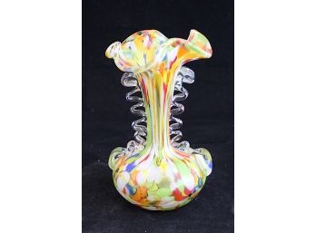 Blown Glass Colorful Vase (G007)