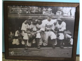 1947 Brooklyn Dodgers Framed Photo (B006)