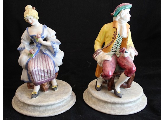 Pair  Statues Made In Italy (141)
