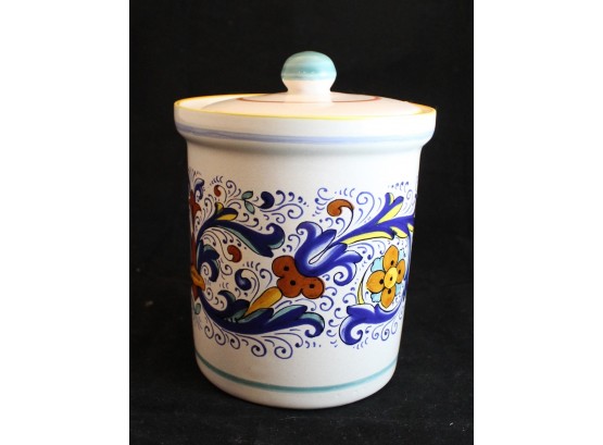 Deruta Ceramic Canister Made In Italy (79)