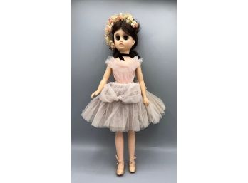 Vintage Madame Alexander Porcelain Doll - Elise Ballerina- Box Included