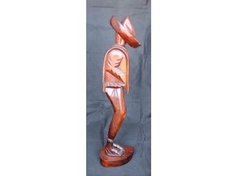 Wooden Mexican Statue (65)