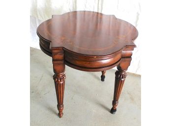 Stylish Ethan Allen Inlay Design End Table (015)