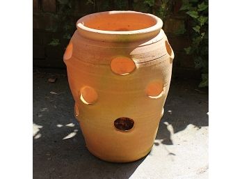 Clay Strawberry Pot (012)