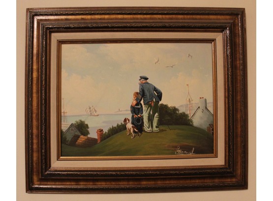 P. Manuel 'Captain & Boy' Painting (053)