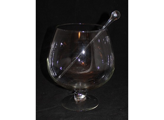 Large Martini Punch Bowl With Stirrer (131)