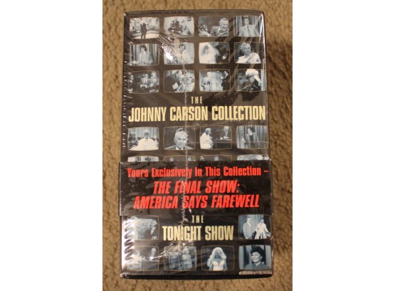 Johnny Carson Tonight Show Collection  VCR Set, Never Opened (051)
