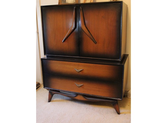 Stunning Mid-Century Modern Retro Armoire Dresser (022)