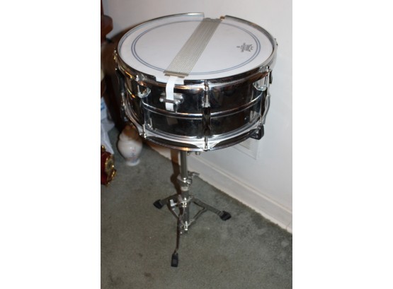 Remo Weatherking Snare Drum With Stand Coated Powerstroke 3 (106)