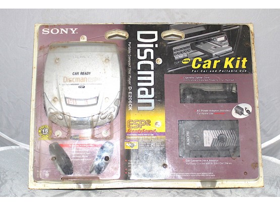 Sony Discman With Car Kit Never Used (98)