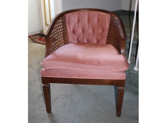 Cane Mauve Arm Chair (64)