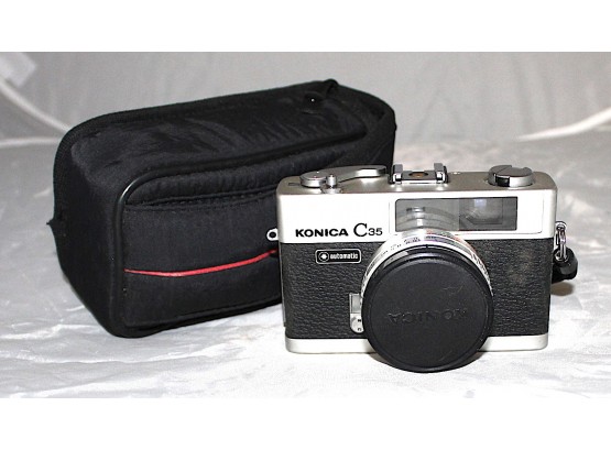 Konica C35 Automatic Vintage Camera With Case (91)