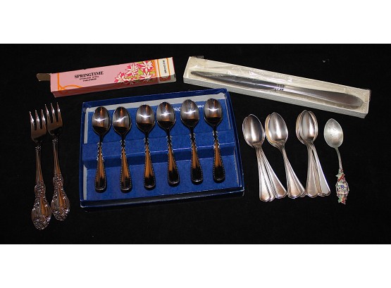 Assorted Demitasse Spoons & Fruit Forks (123)