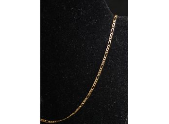 14k Gold Figaro Necklace 18' 1.8g (125)