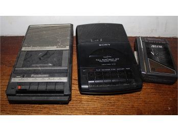 Panasonic, GE, & Sony Cassette Players (188)