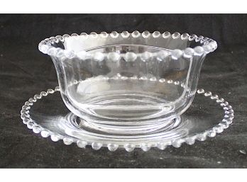 Pearl Glass 2 Piece Candy Dish (125)