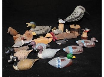 Assorted Wood Decoys/Mallards/Ducks (198)