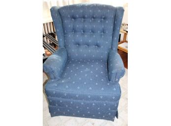 Wildflower Juniper Arm Chair, Blue With Flowers (202)