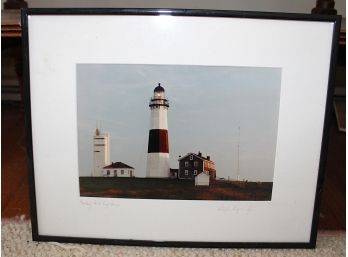 Montauk Point Lighthouse Signed Print (05)