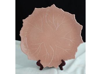 Woodfield MFG By Steubenville Ceramic Pink Plate (148)