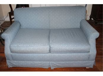 Blue Polkadot Love Seat Sofa (190)