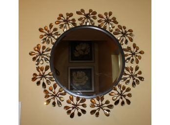 Adorable Floral Wall Mirror