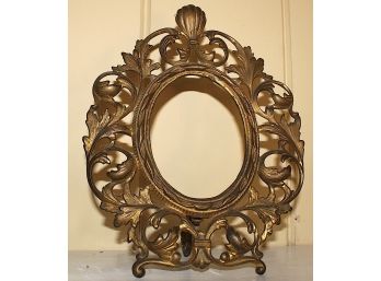 Brass Oval Picture Frame