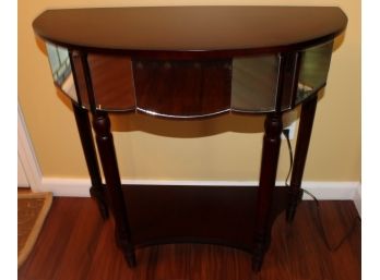 Oval Mirrored Entry Table By Home Goods