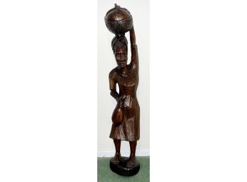 Hand Carved Wooden Statue