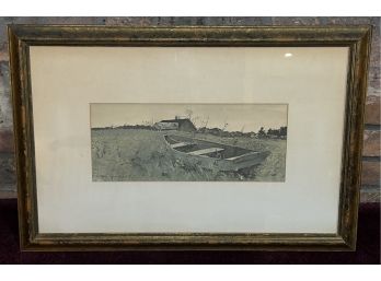Andrew Wyeth Framed Print - Teels Island