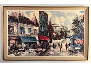 Collins Framed Print - Sidewalk Cafe