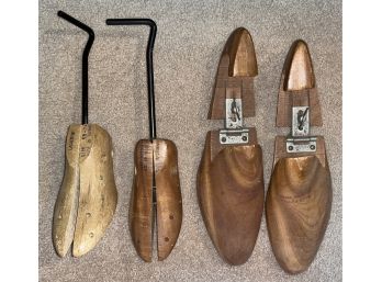 Wooden Shoe Horns - 2 Sets Total