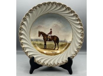 Haviland & Co Limoges Porcelain Jockey Plate - Made In France