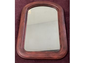 Vintage Wooden Framed Wall Mirror
