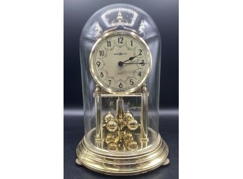 Howard Miller Anniversary Clock With Glass Dome
