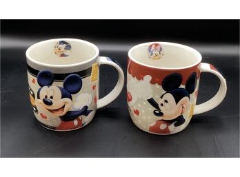 Minnie & Mickey Pair Of Mugs