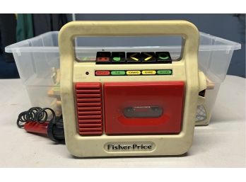 Fisher Price Play Tape Recorder & Kids Puzzles