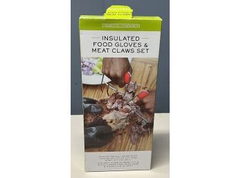 Charcoal  Companion Insulated Food Gloves & Meat Claws In Box