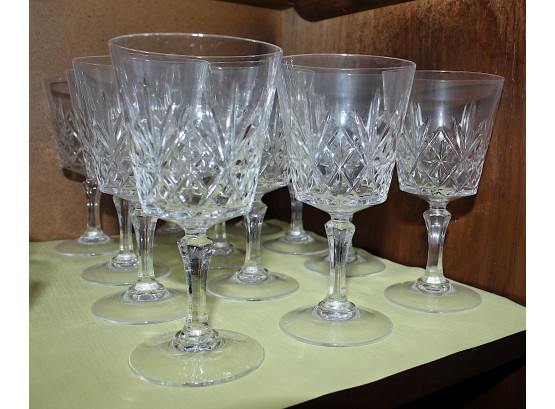 Crystal Wine Glasses, 12 (O06)
