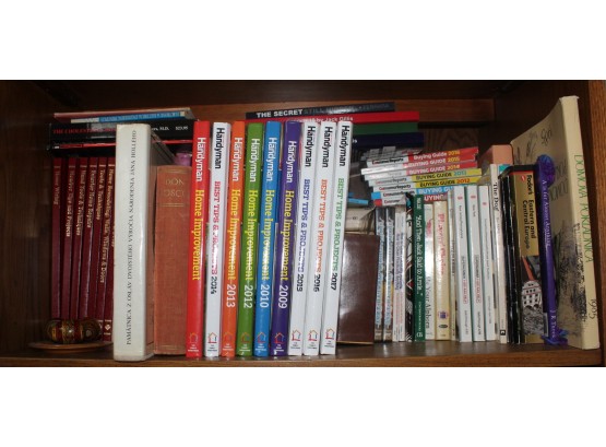 Assorted Books, 3 Shelves (R029)