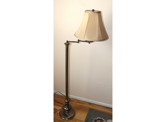 Brass Floor Lamp, 5'Tall (R048)
