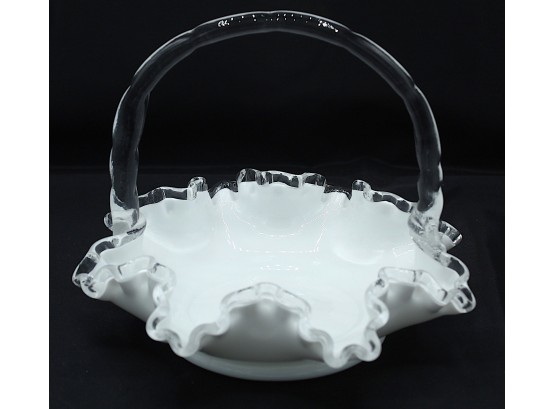 Fenton Glass Basket (R141)