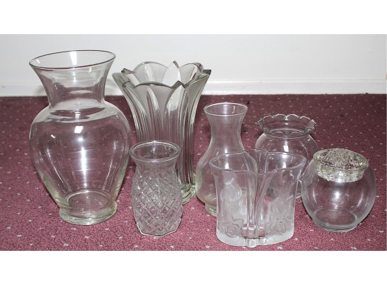 Assorted Glass Vases, 7 (R097)