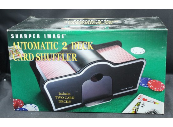 The Sharper Image Automatic 2-Deck Card Shuffler #GT002 (R171)