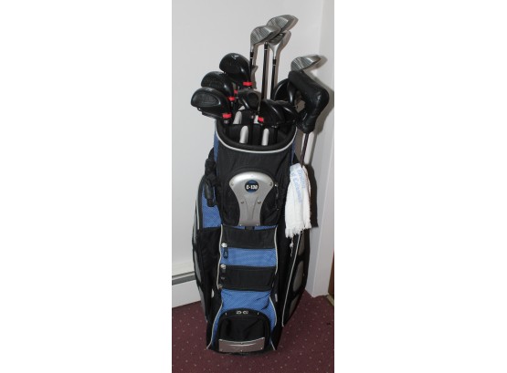 Sun Mountain C-30 Golf Bag With Assorted Golf Clubs (R030)