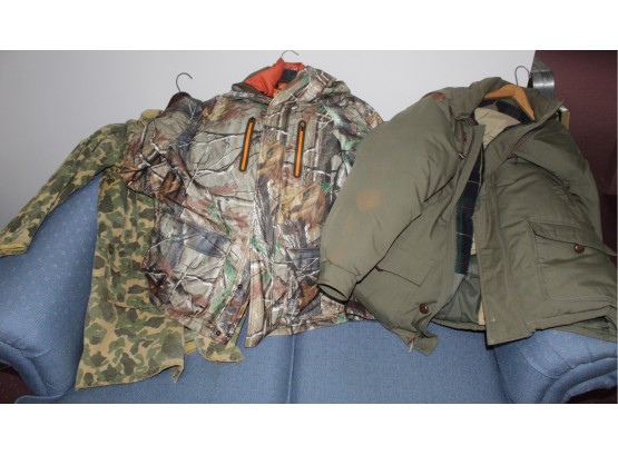 Field & Stream, Bullseye, And Field Master Hunting Jackets, Size Lg Mens (R027)