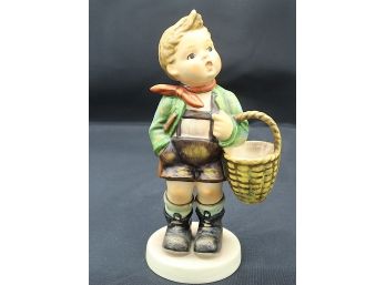 Hummel West Germany Goebel 5 1/4' Village Boy Dorfbub Basket Vintage Figurine (R123)