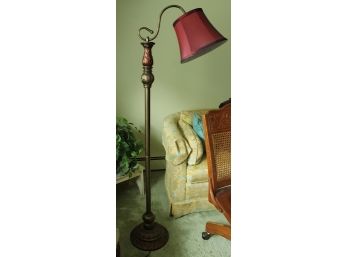 Vintage Brass Floor Lamp 5' (R164)