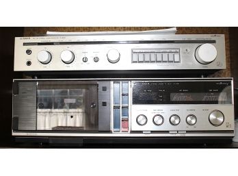 Luxman KX-100 Stero Cassette Deck #34001239 & Luxman AM/FM Stereo Tuner R-5030 (R111)