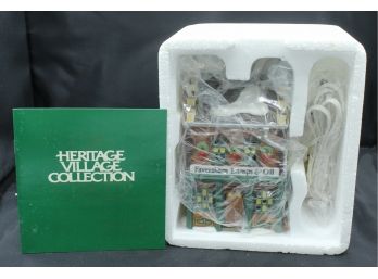 Heritage Village Collection Dickens Village Series 'Faversham Lamps & Oil', New (R147)